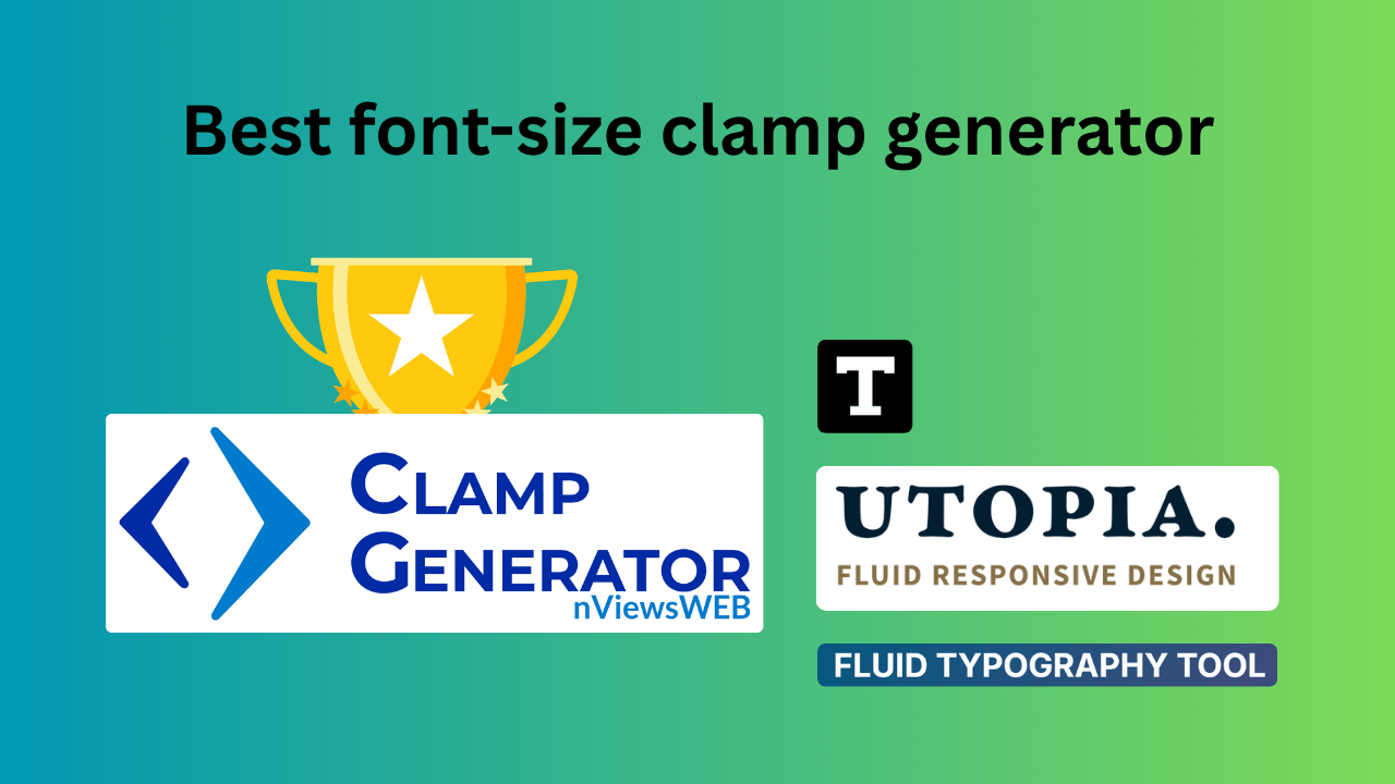 Comparison of best font-size clamp generators